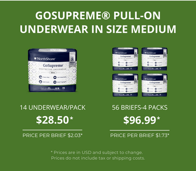 GoSupreme Pull-On Underwear for men price per package and case