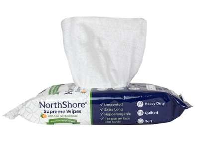 NorthShore Supreme Quilted Wipes