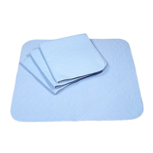 Use washable underpads to contain heavy urinary leaks