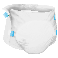 Plastic-Backed Diaper-Style with Tabs