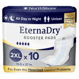 NorthShore EternaDry Booster Pads, 2X-Large, Pack/10