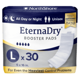 NorthShore EternaDry Booster Pads, Large, Pack/30