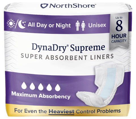 DynaDry Supreme Heavy Incontinence Liners, Unisex