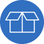 Fifty caption icon with discreet-shipping