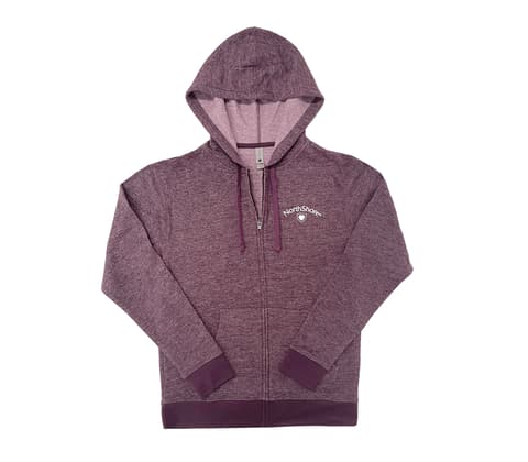 NorthShore Zip-Up Hoodie, Plum
