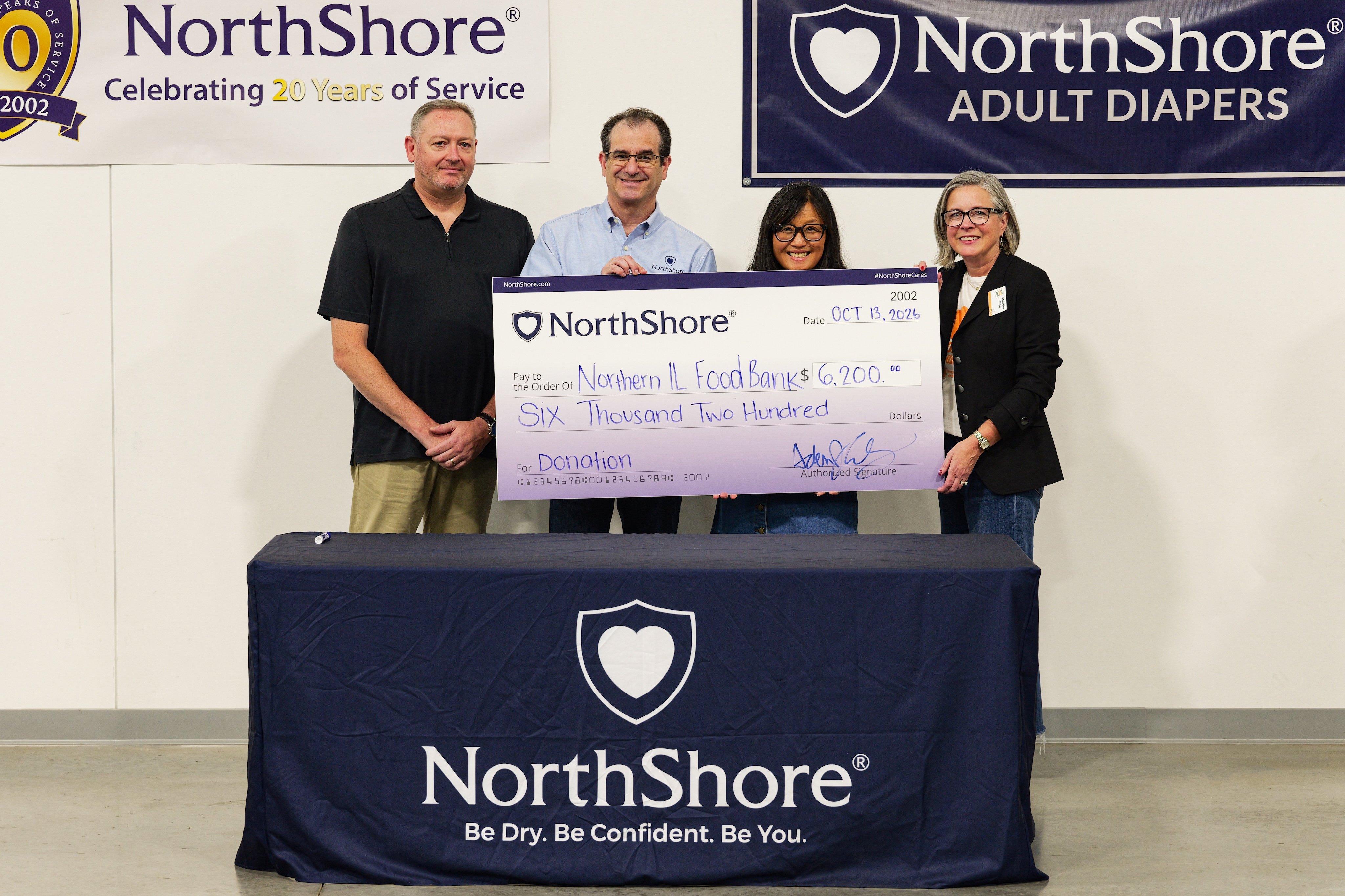 Northern Illinois Food Bank Donation