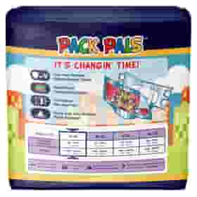 PACK PALS Unisex Printed Adult Diapers with Tabs