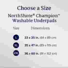 NorthShore Champion Washable Underpads