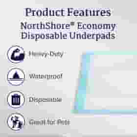 NorthShore Economy Puppy Pads