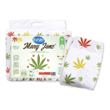 Forsite Mary Jane Plastic-Backed Printed Adult Diapers