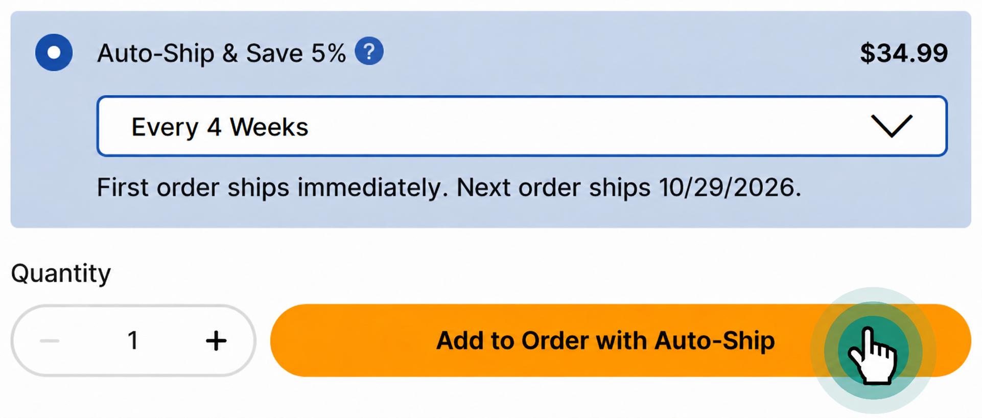 Auto-Ship Screenshot