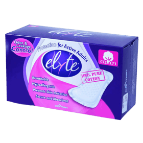 Elyte Cotton Hypoallergenic Bladder Control Pads