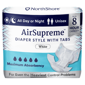 AirSupreme Unisex Breathable HBL Adult Diapers with Tabs