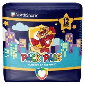 PACK PALS Unisex Printed Adult Diapers with Tabs