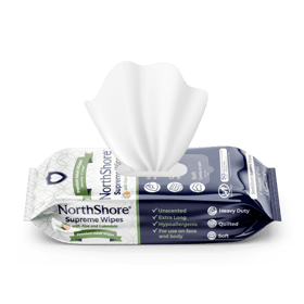 Supreme Quilted Extra-Large Adult Cleansing Wipes