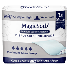 MagicSorb Premium Disposable Bed & Floor Protectors