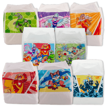 The PACK Diaper Panel Stickers
