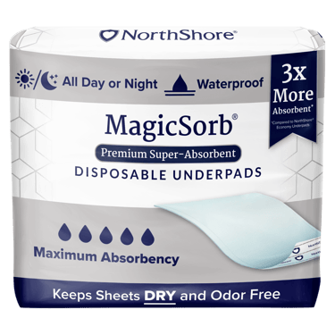 MagicSorb Premium Disposable Bed & Floor Protectors