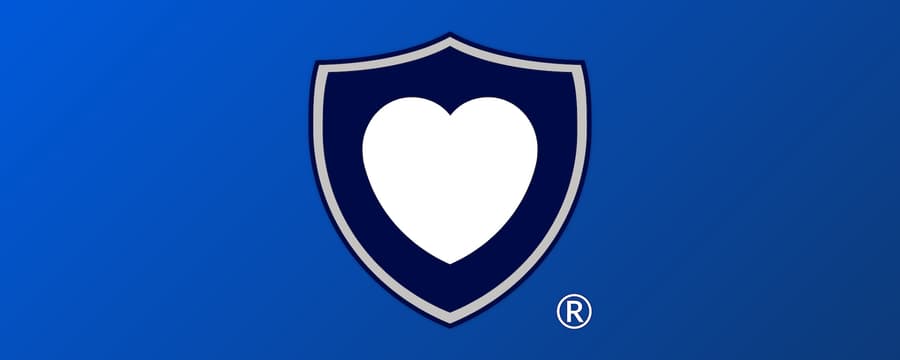 The NorthShore Care Supply Heart Shield Logo