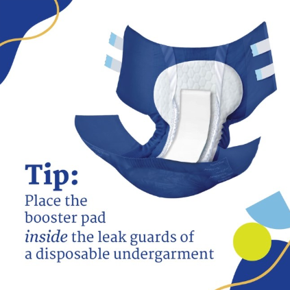 A blue and white diaperAI-generated content may be incorrect.