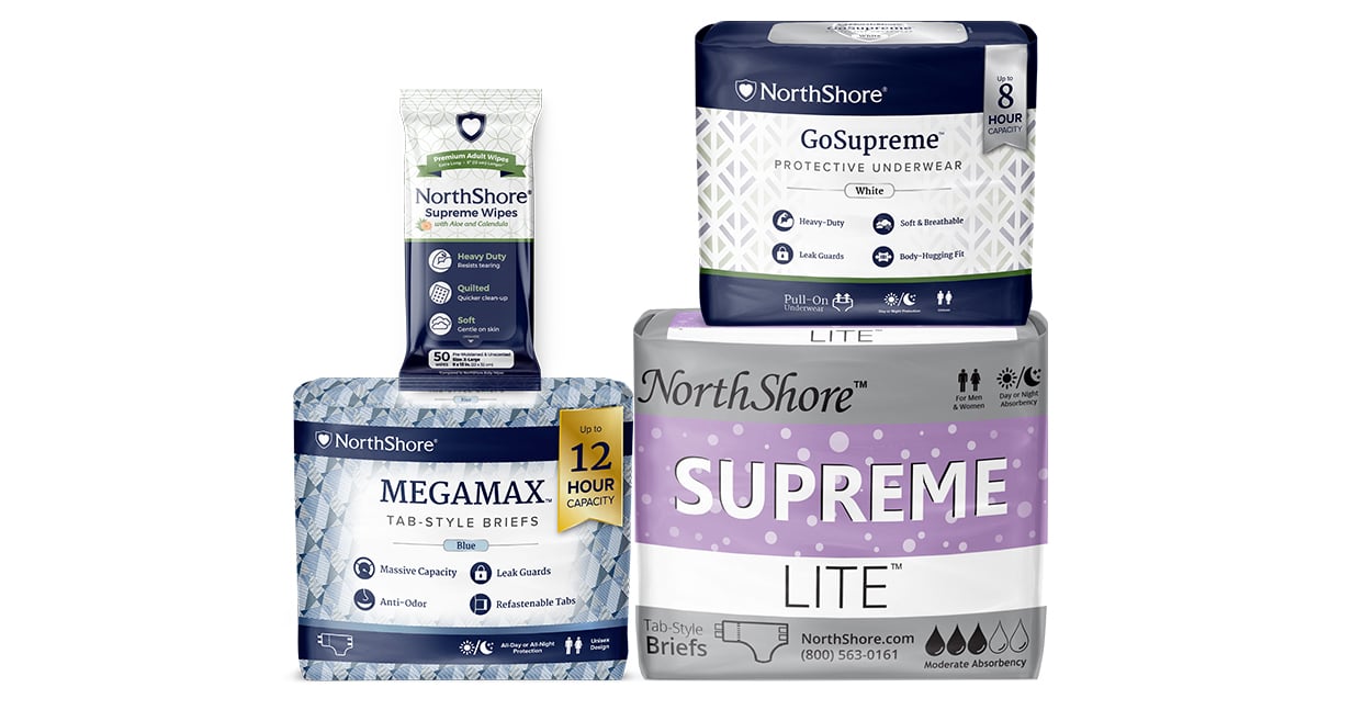 NorthShore adult diapers and incontinence products