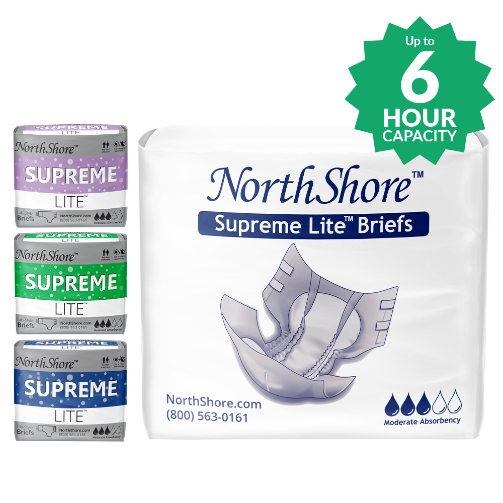 NorthShore Supreme Lite Tab-Style Briefs D124