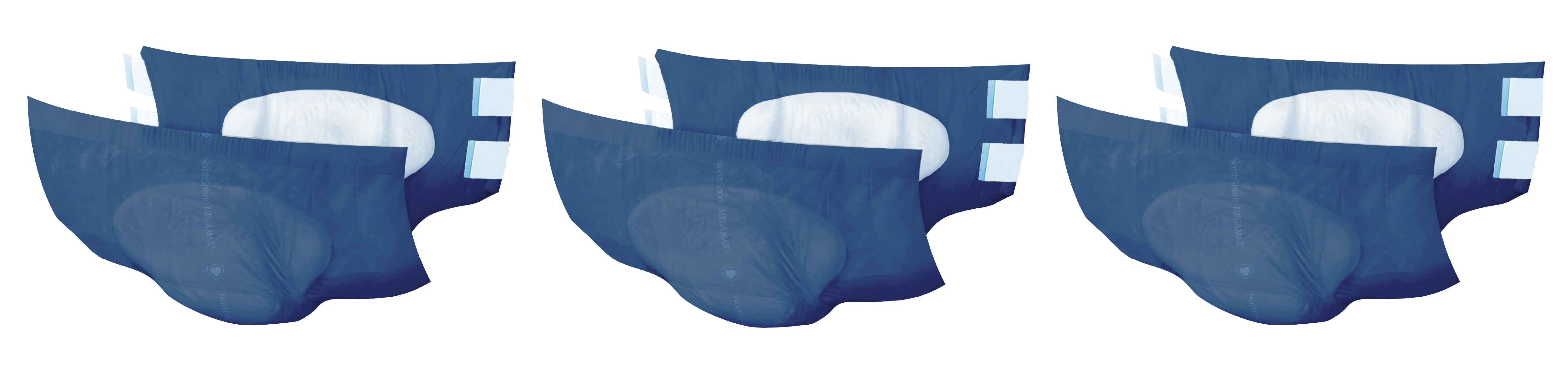 NorthShore with MVP Adult Diapers require only 3 changes per day