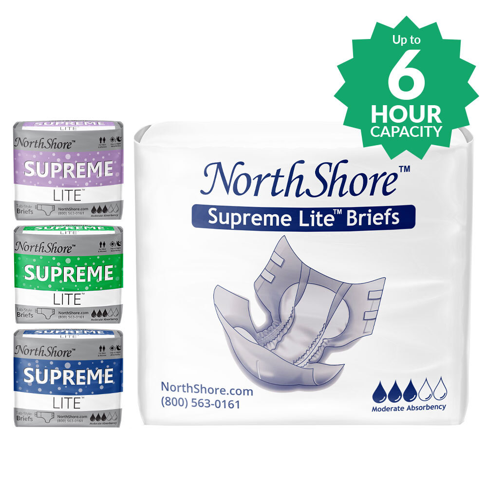 NorthShore Supreme Lite Tab-Style Briefs