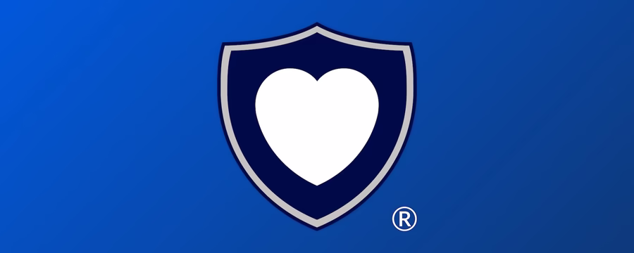 The NorthShore Care Supply Heart Shield Logo