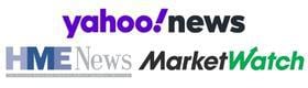 Yahoo News, MarketWatch HME News Icons