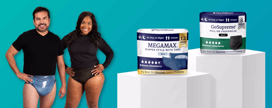 models in NorthShore Best for 2025 MegaMax Brief and GoSupreme Underwear
