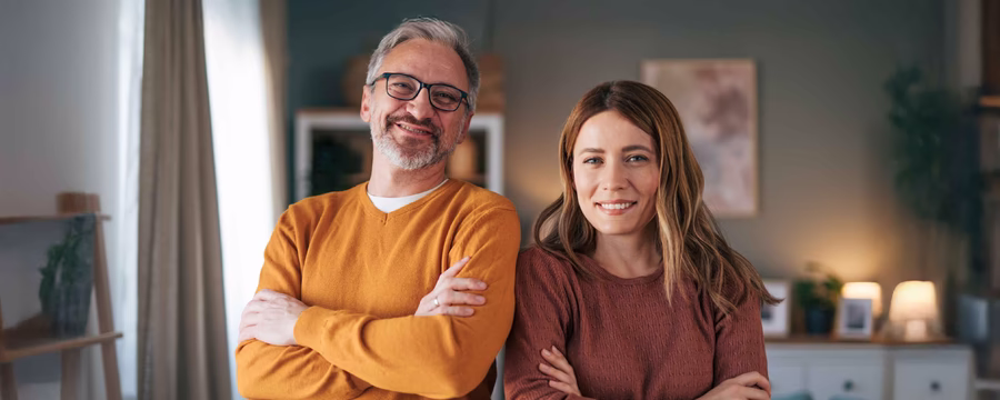 man and women new to incontinence