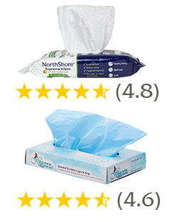 NorthShore Supreme Quilted Wipes & Heaven Scent Diaper Disposal Bags