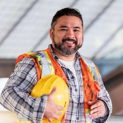 Man working in construction