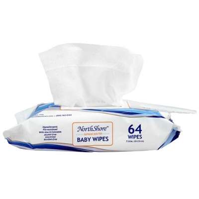 NorthShore Supreme Baby Wipes Package open