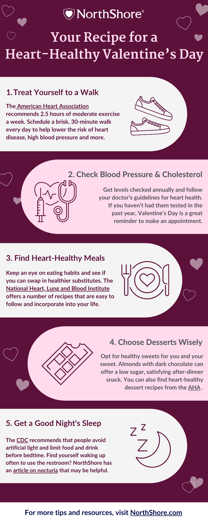 Infographic Heart-Healthy Valentine’s Day