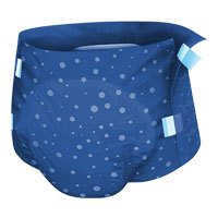 Plastic-Backed Diaper-Style with Tabs