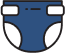 MegaMax Tab-Style Brief Blue
