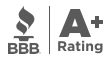 A plus rating on Better Business Bureau