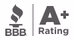 A plus rating on Better Business Bureau