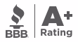 A plus rating on Better Business Bureau