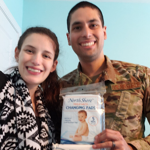 Red, White & Babies Donation of NorthShore Baby Changing Pads