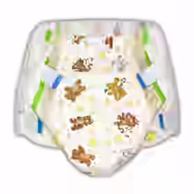 Crinklz Plastic-Backed Printed Adult Diapers