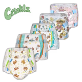 Crinklz Plastic-Backed Printed Adult Diapers