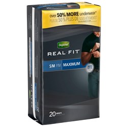 Depend Real Fit for Men Briefs