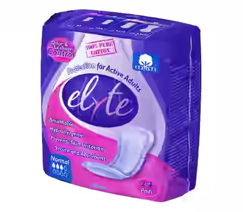 Elyte Cotton Hypoallergenic Bladder Control Pads