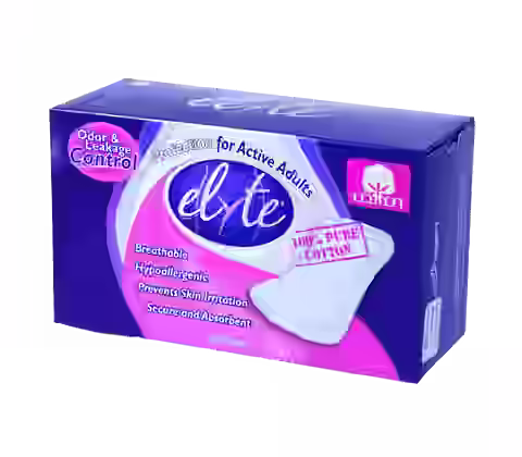 Elyte Cotton Hypoallergenic Bladder Control Pads