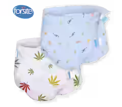 Forsite Natures Escape Plastic-Backed Printed Adult Diapers