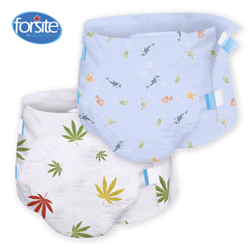Forsite Natures Escape Plastic-Backed Printed Adult Diapers