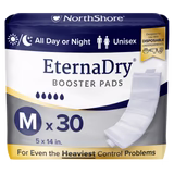 NorthShore Booster Pads with Adhesive, Medium, Pack/30